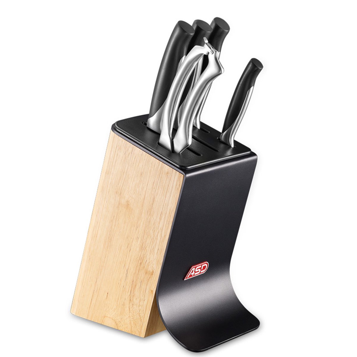 酷锐Ⅳ不锈钢厨房刀具组合六件套