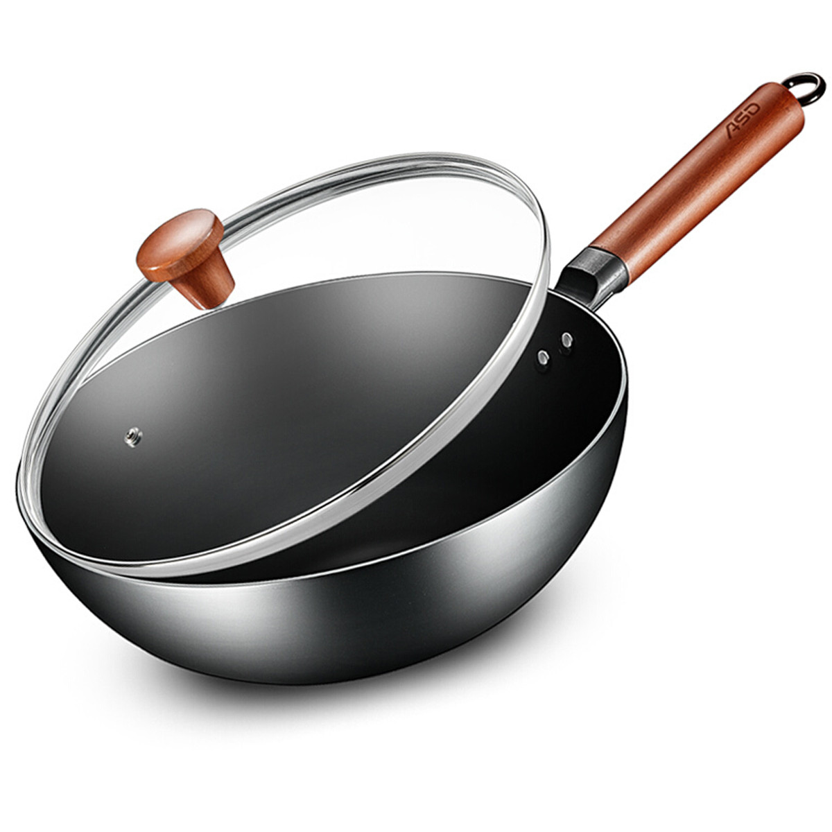 32cm圆底日式铁锅原生态防锈炒菜炒锅