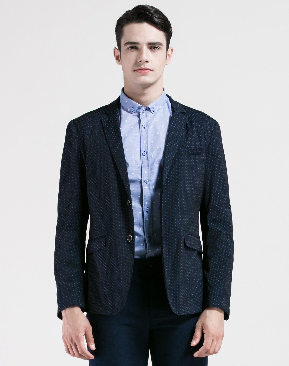 利郎商务休闲单西 春秋男士休闲西服修身外套