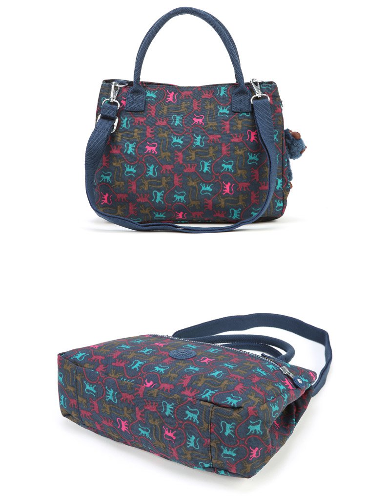 你想要的高逼格女包 kipling凯浦林防泼水时尚印花背提包女士斜挎包