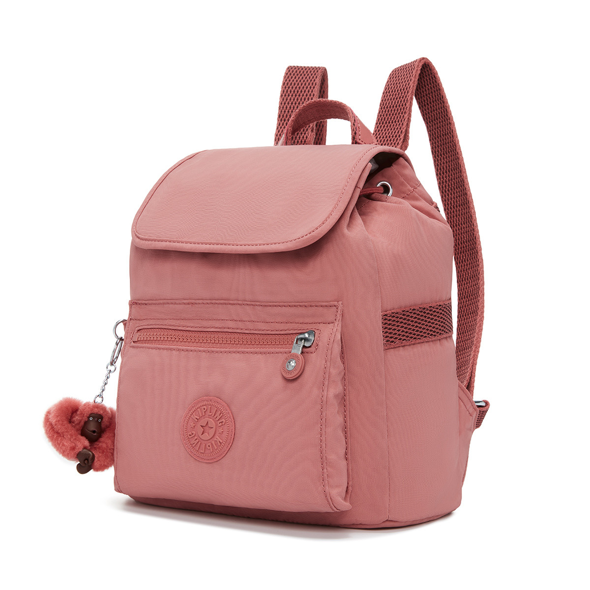 kipling凯浦林2018秋冬新款简约百搭女包k71415轻便休闲学院风双肩包