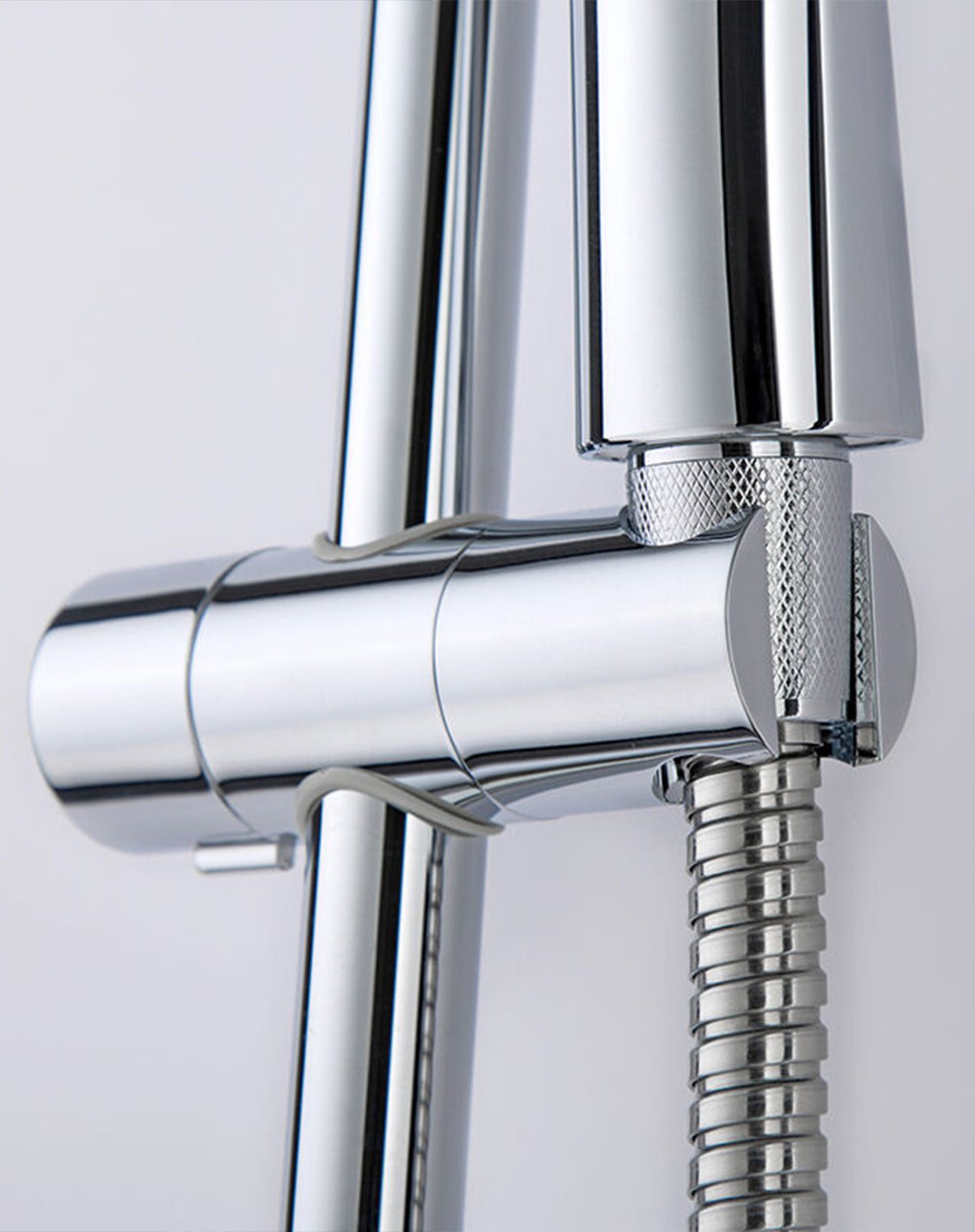 箭牌花洒 明杆淋浴器圆形手持花洒套装