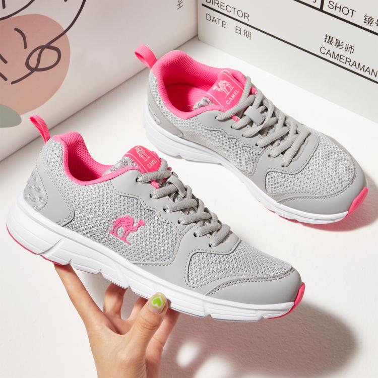 骆驼 【氢翼】运动鞋女鞋春秋透气轻便跑步鞋女软弹舒适休闲鞋