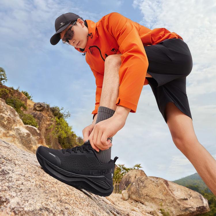 骆驼 【追风】户外慢跑鞋男款运动鞋男鞋透气高弹减震轻便跑步鞋男款