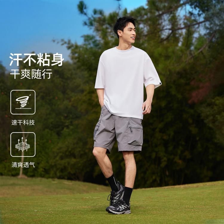 骆驼 【大师T神】运动T恤男正肩t恤2026春夏圆领T恤棉质短袖男