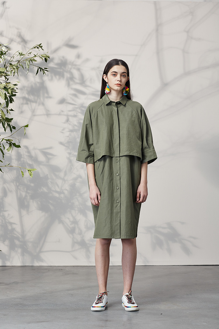 菀草壹2020夏装新品显瘦连衣裙