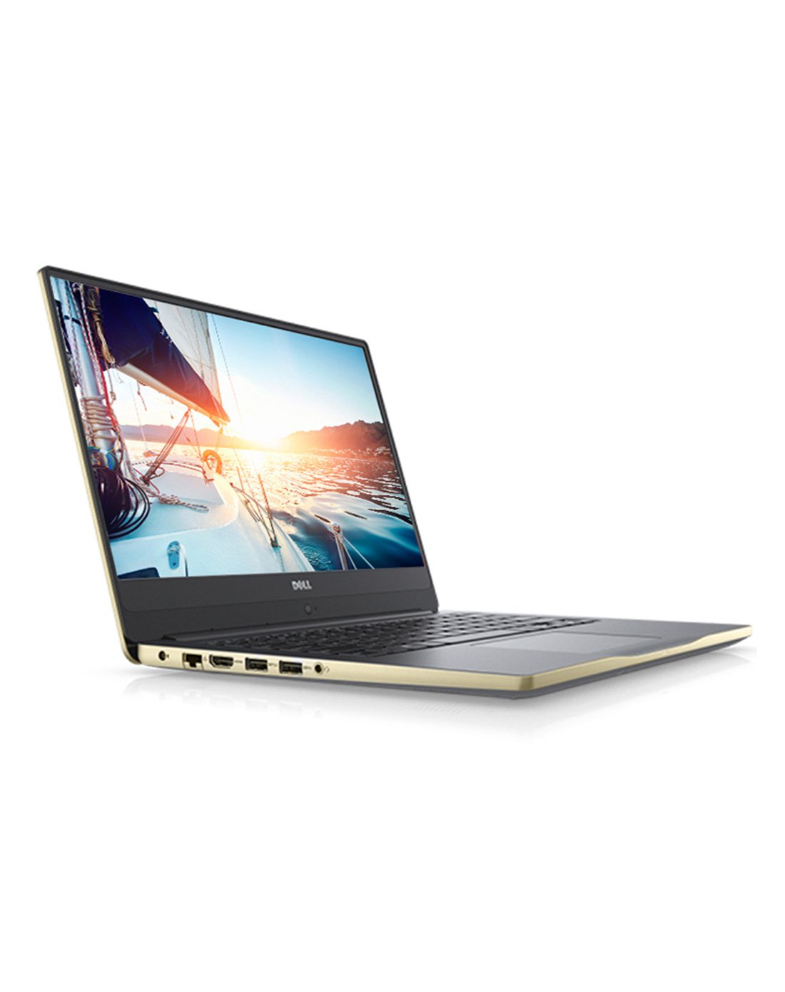 戴尔灵越燃7000 14英寸微边框轻薄本i7金inspiron 14-7460轻薄本i7金