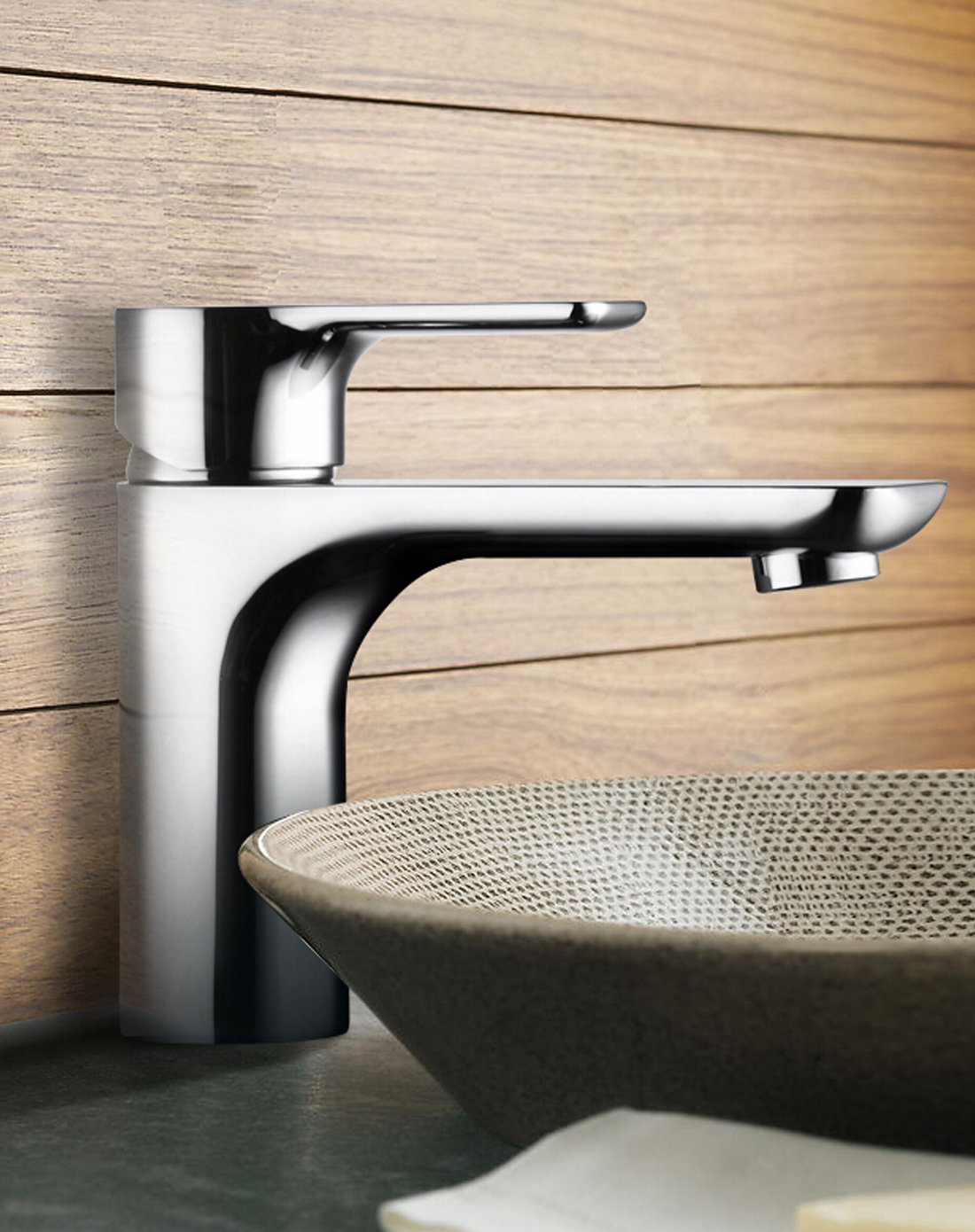 【年货购】悍高冷热立式台盆陶瓷阀芯 精铜水龙头面盆龙头