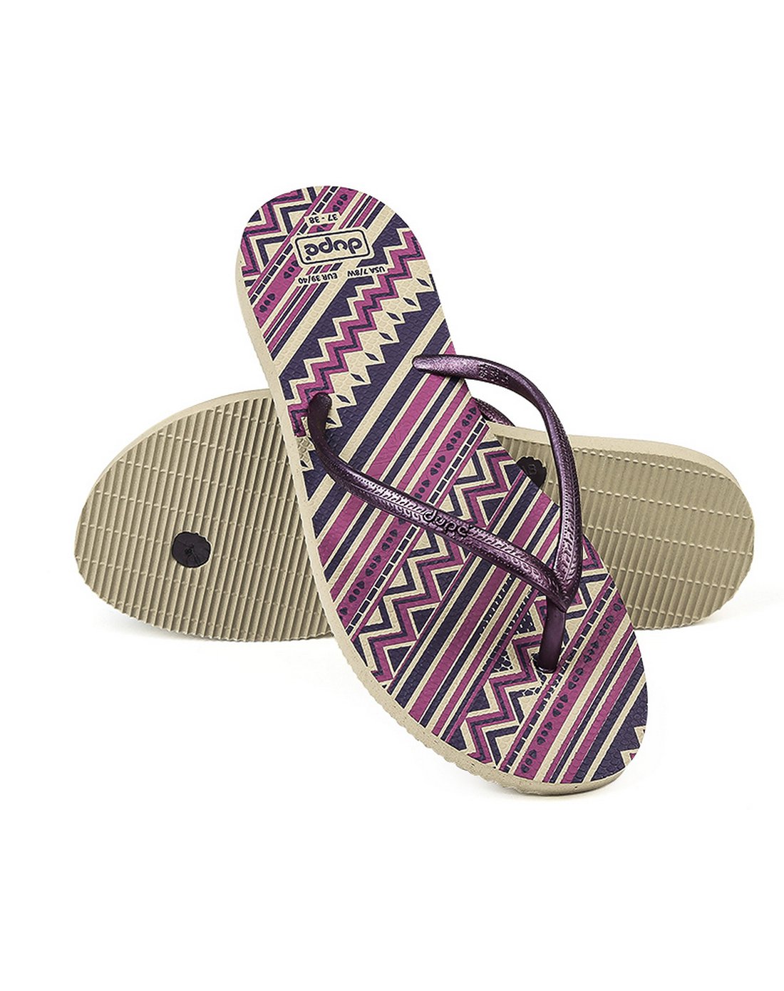 dupe民族风系列夏季人字拖巴西时尚设计女士拖鞋