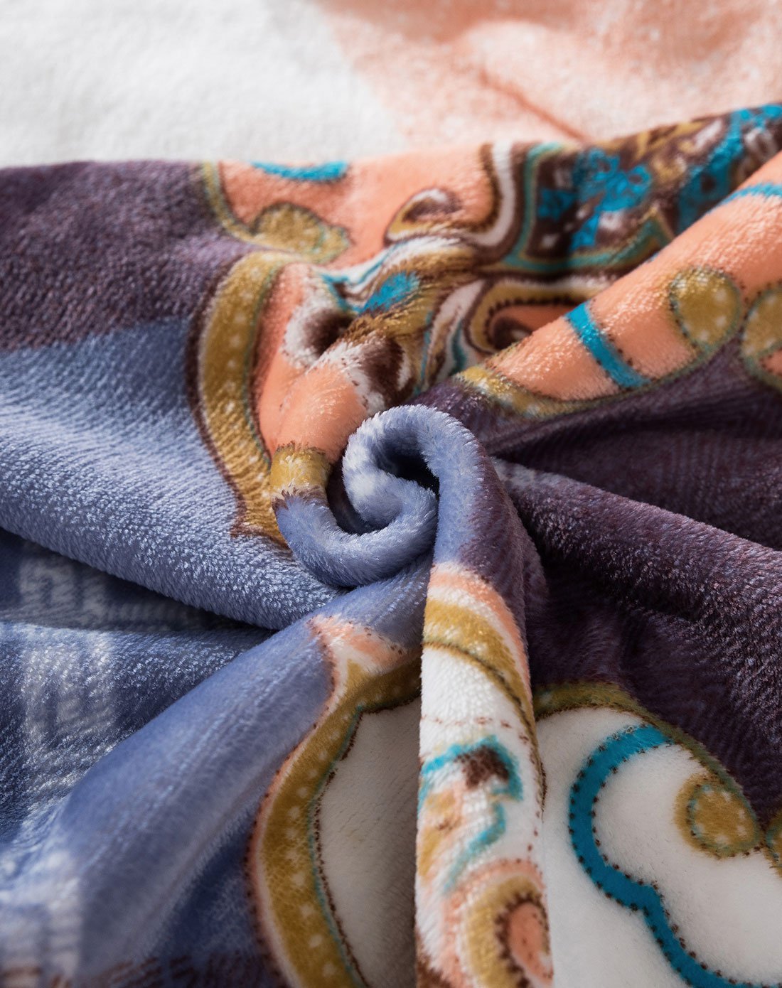 臻品冰貂绒毯 舒适柔软法兰绒毛毯 少女心单人双人毯子-繁婷