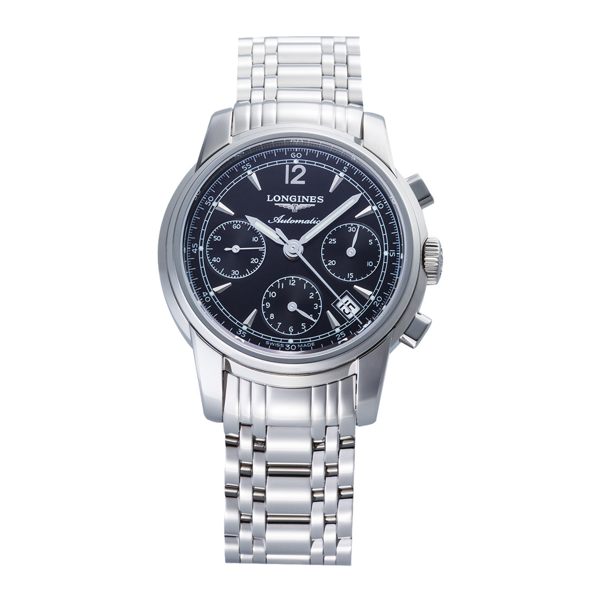 浪琴(longines)索伊米亚系列 机械男表l2.753.4.52.
