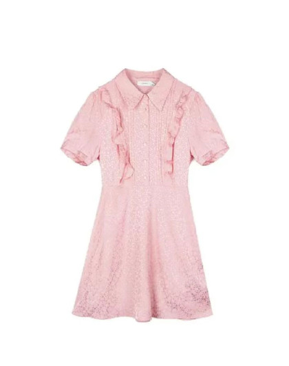 coach pleated dress Restored Shoulder Pleat Midi Dress