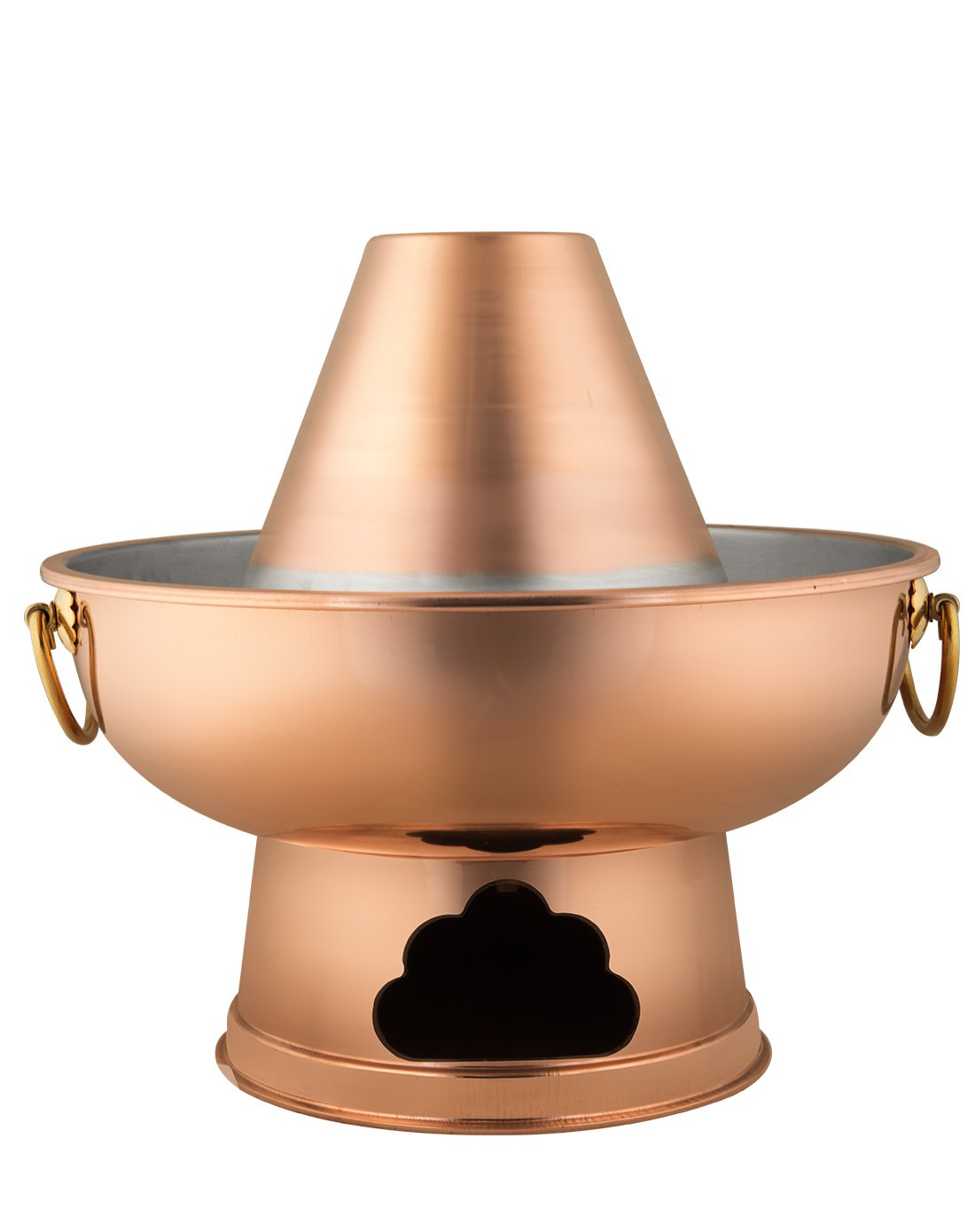 尚烤佳铜火锅加厚手工紫铜木炭火锅传统铜火锅铜锅老式碳火锅涮羊肉