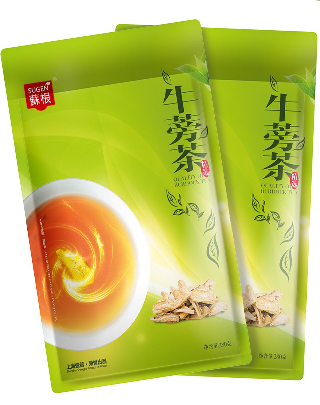 蘇根特賣旗艦店sugen牛蒡茶280g黃金牛蒡茶牛蒡根乾片養生花草茶