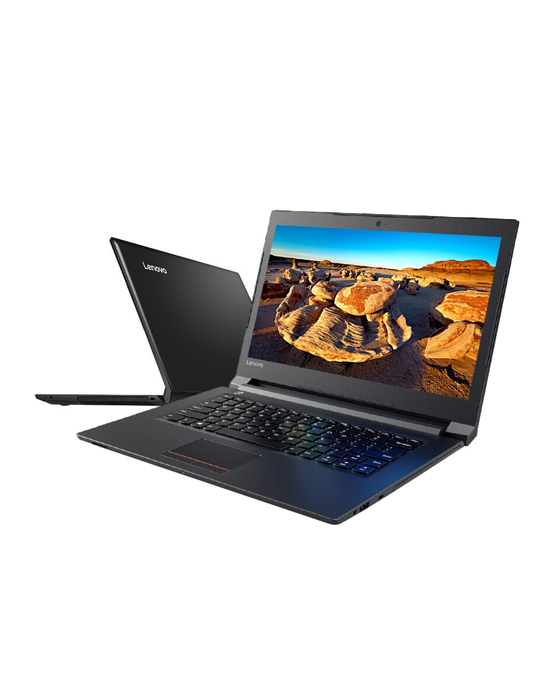 联想扬天v110-14寸黑色双核办公标配商务本