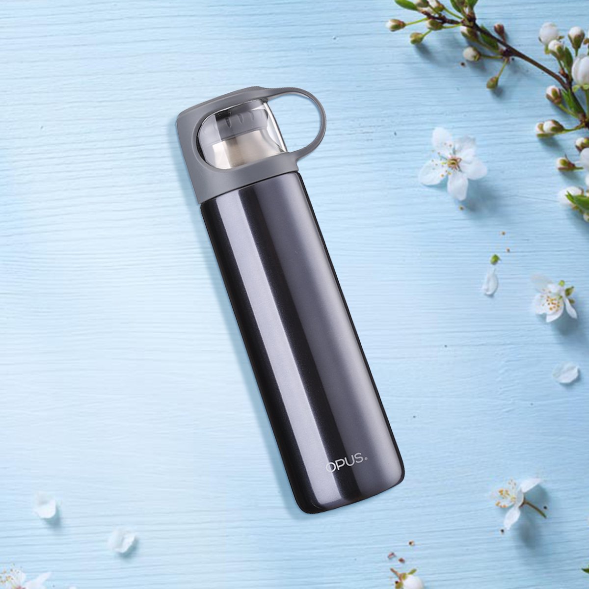 opus学生儿童保温杯水杯直身旅行杯子530ml