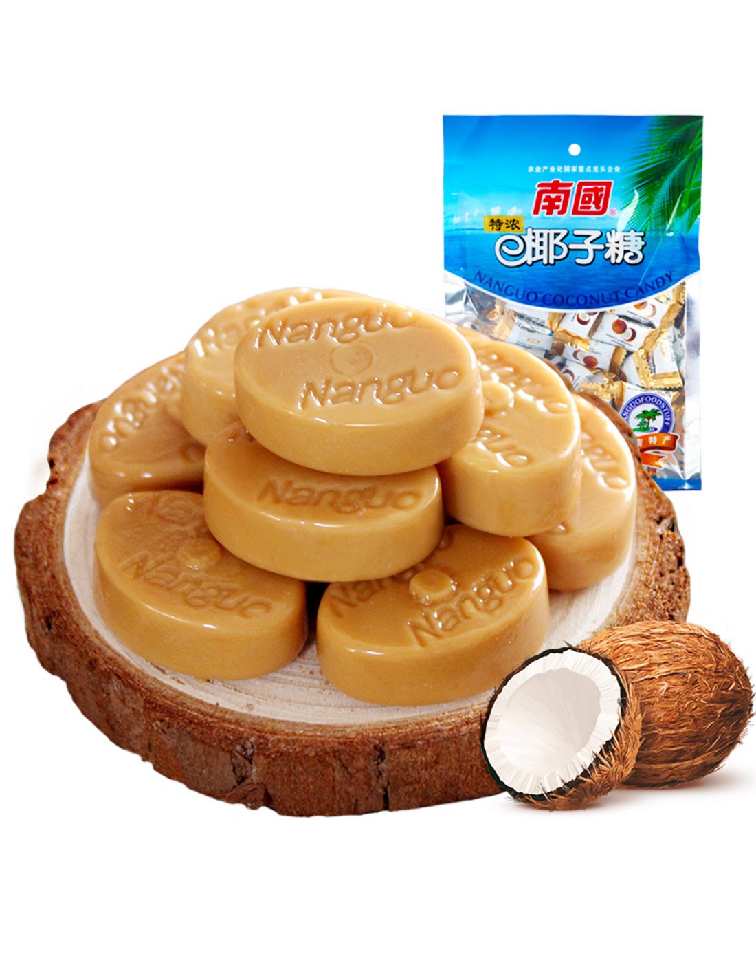 南国特浓椰子糖450g