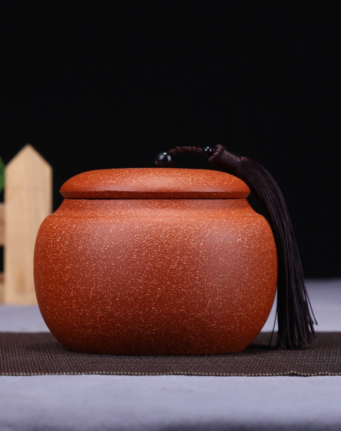 宜兴原矿紫砂茶具陶瓷紫砂密封罐茶罐密封存茶储茶储物罐茶缸茶叶罐