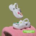 CROCS 卡骆驰 贝雅云彩洞洞鞋女鞋沙滩鞋户外厚底包头拖鞋 图片 1