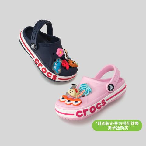 CROCS 卡骆驰 宝宝凉鞋男女童洞洞鞋沙滩鞋小童儿童包头拖鞋 图片 2