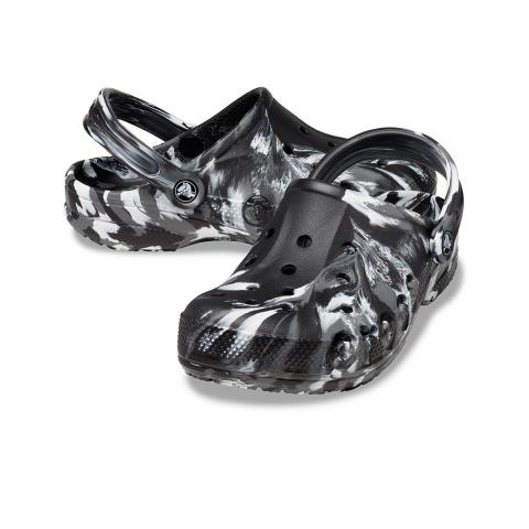 CROCS 卡骆驰 贝雅大理石纹户外休闲鞋洞洞鞋【含鞋花】 图片 7