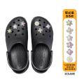 CROCS 卡骆驰女凉鞋 经典厚底夏季云朵洞洞鞋女士老爹鞋【含鞋花】 图片 1