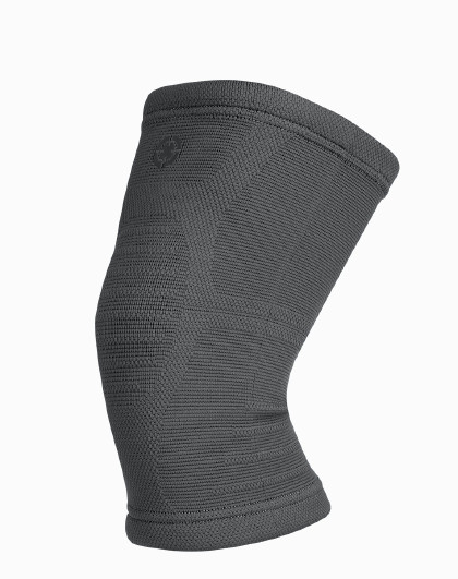 圆织护膝加绒款单只装 篮球跑步舒适护腿 健身护具 保暖防寒