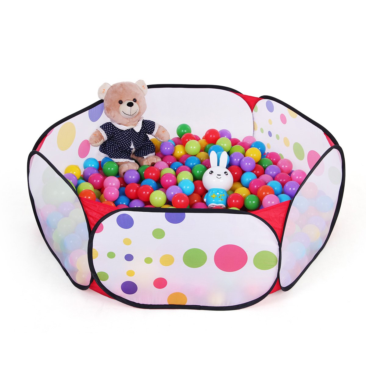 澳乐 六面大号圆点球池婴儿儿童玩具 (不包含海洋球)