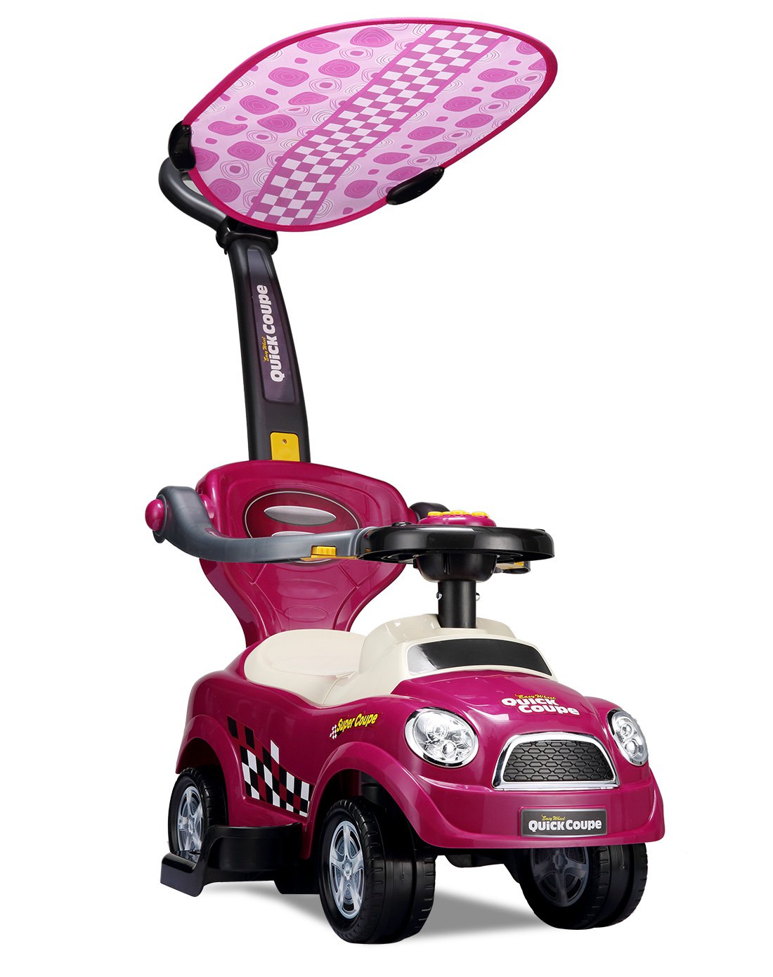 智乐堡奔乐骑行玩具车万向轮手推学步车-加蓬版