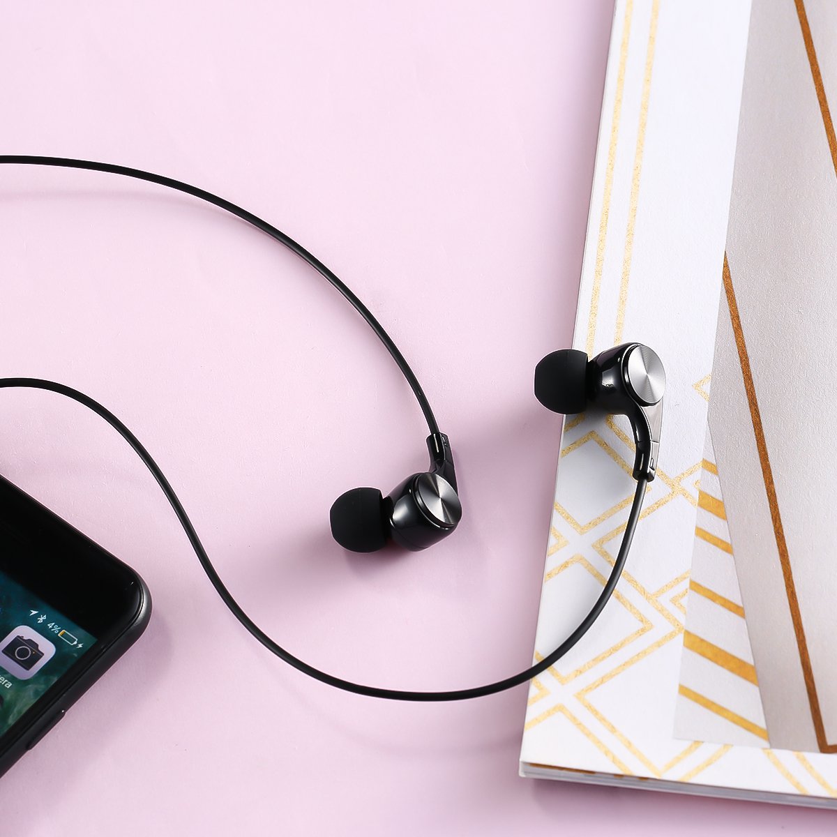 remax 耳机 舒适睡眠入耳式通用耳机 女生重低音炮手机耳塞耳麦 线控