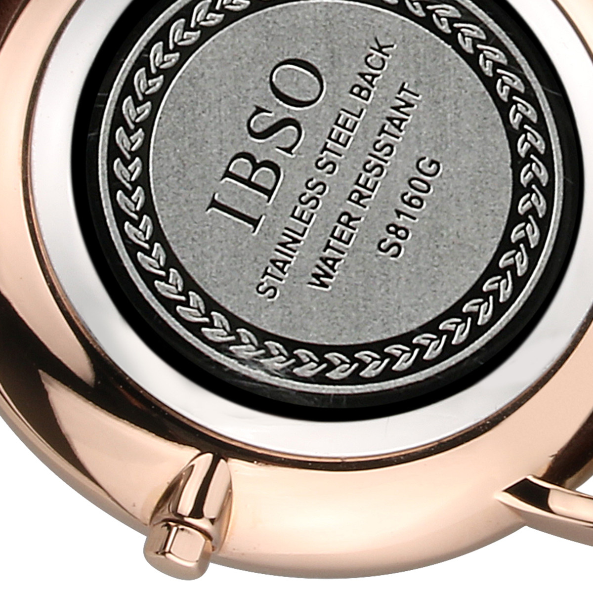 爱彼思诺ibso 致尊系列石英男表皮带韩版时尚时装男表防水男士手表男