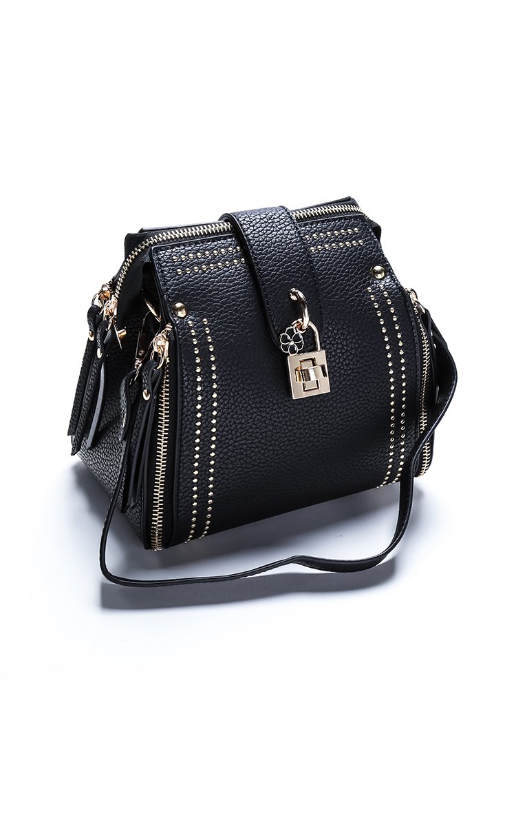 时尚经典荔枝纹女式斜挎包