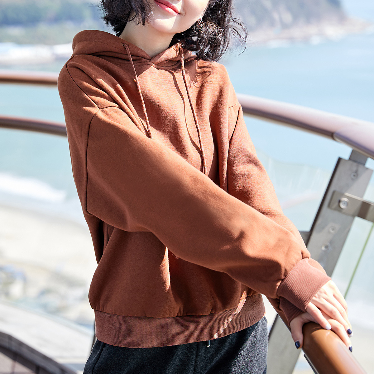 德玛纳焕新美丽年女装专场 2018秋季新品休闲女装卫衣秋夏秋冬装四季