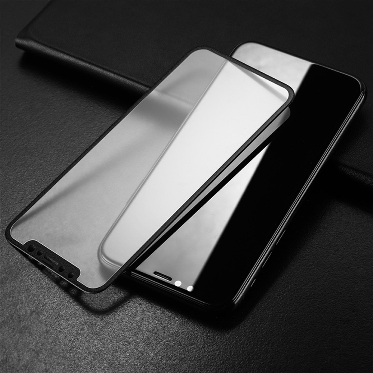 xs/x全屏覆盖钢化膜 iphonexs/x磨砂钢化膜 不碎边曲面钢化膜benks