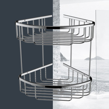 箭牌箭牌卫浴 (arrow)304不锈钢台面卫生间三角架拐角浴室置物架三角