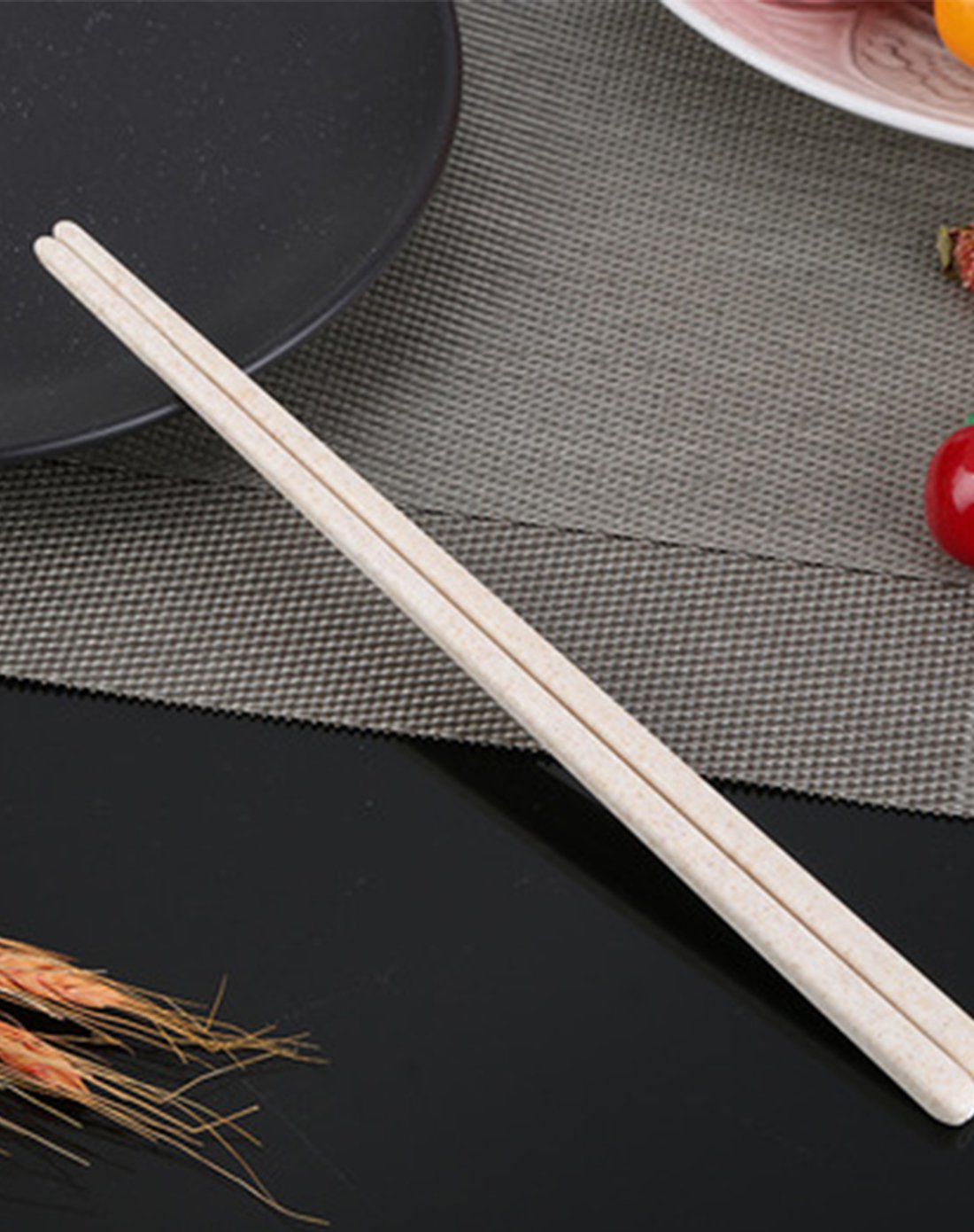 【10双装】小麦秸秆环保筷子家庭防滑筷