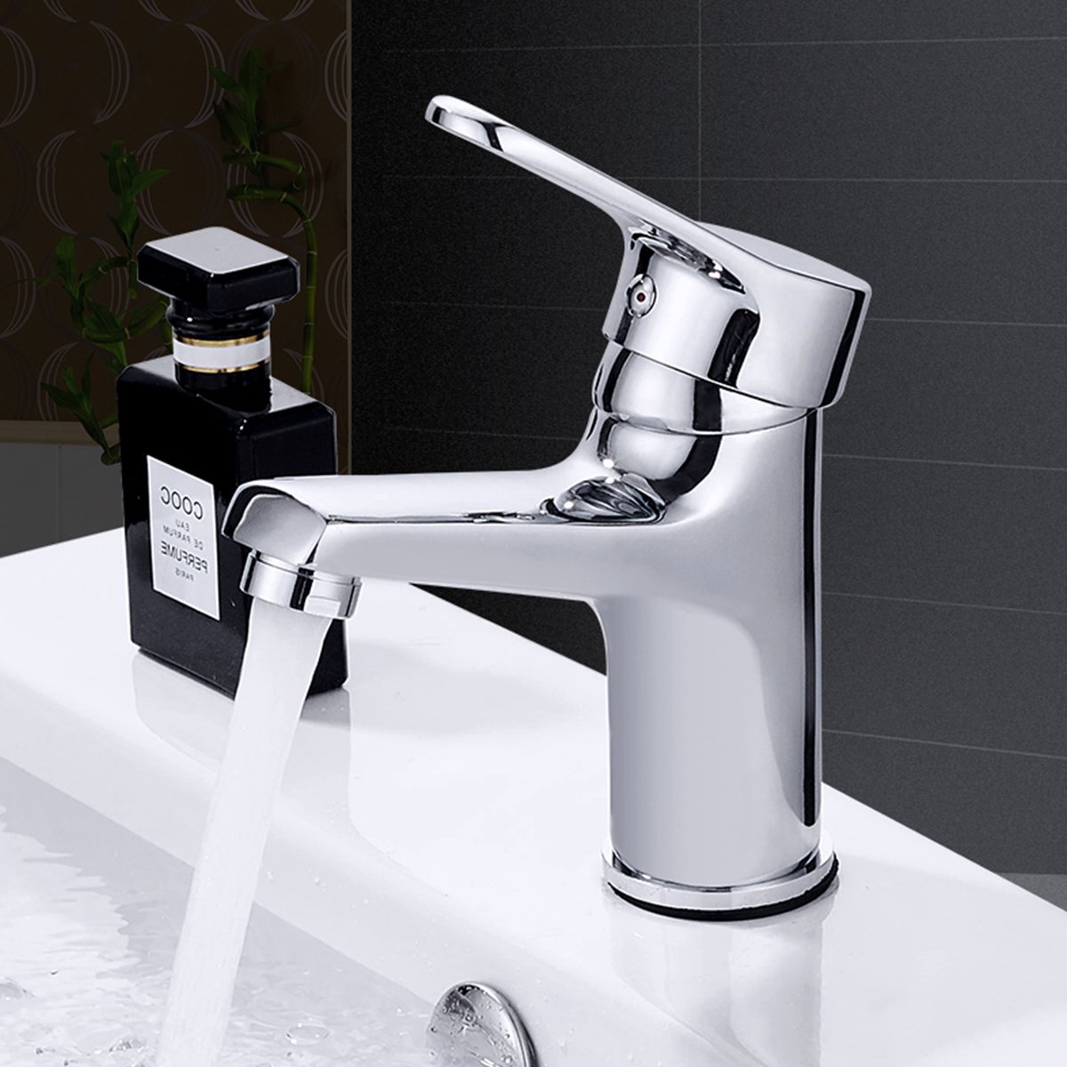 冷暖水龙头冷热洗手盆洗脸盆浴室面盆龙头台盆厕所卫生间洗手间单孔全