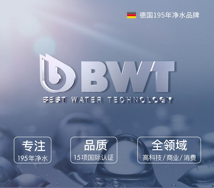 德国bwt进口家用滤水壶镁离子净水壶滤芯1壶4芯mg2