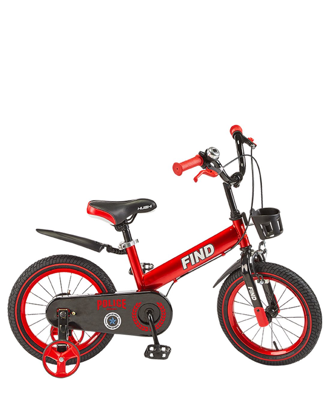 荟智(huizhi)儿童自行车单车 小孩自行车 hb1401-l652 14寸红色