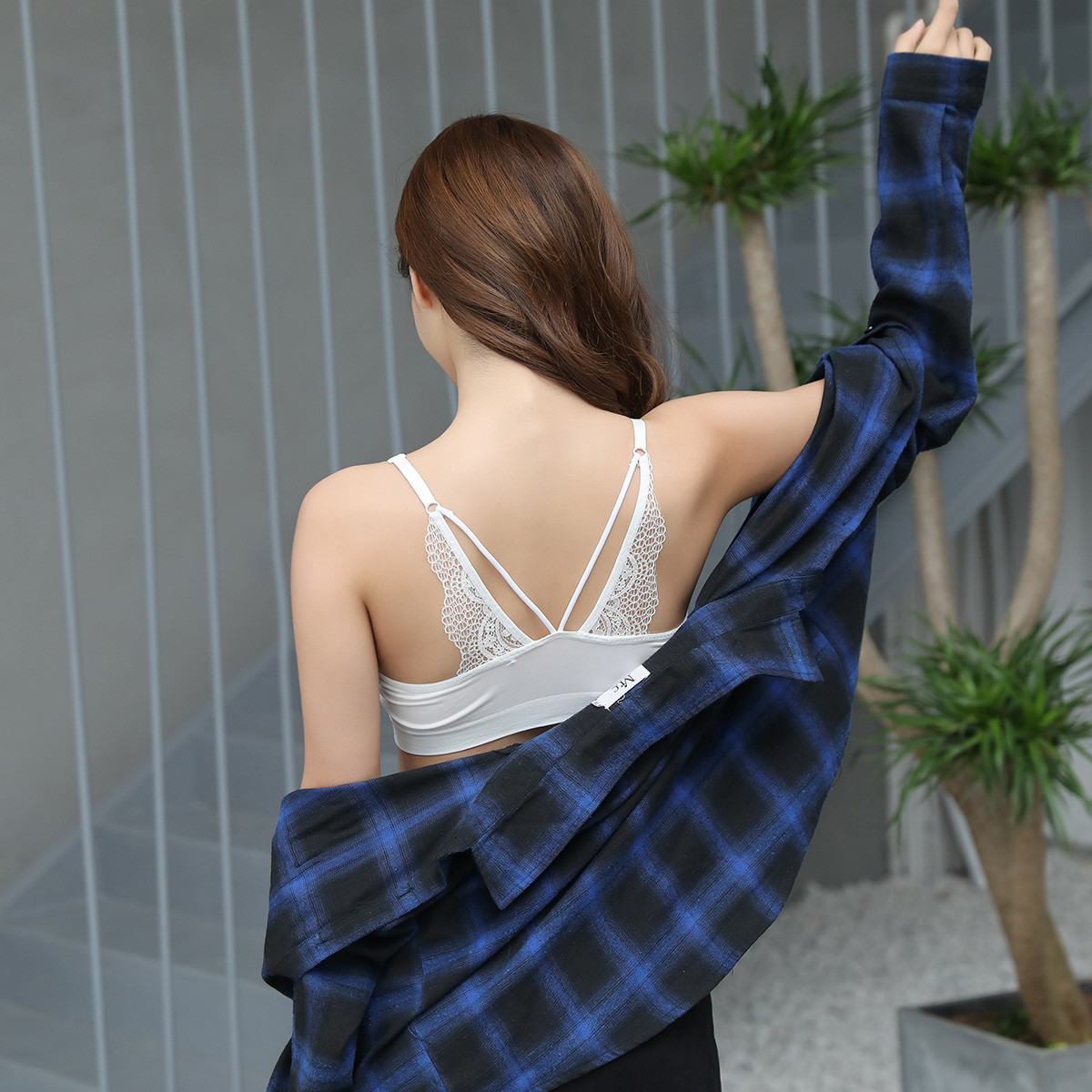 舒适性感美背情趣内衣无钢圈聚拢无痕文胸