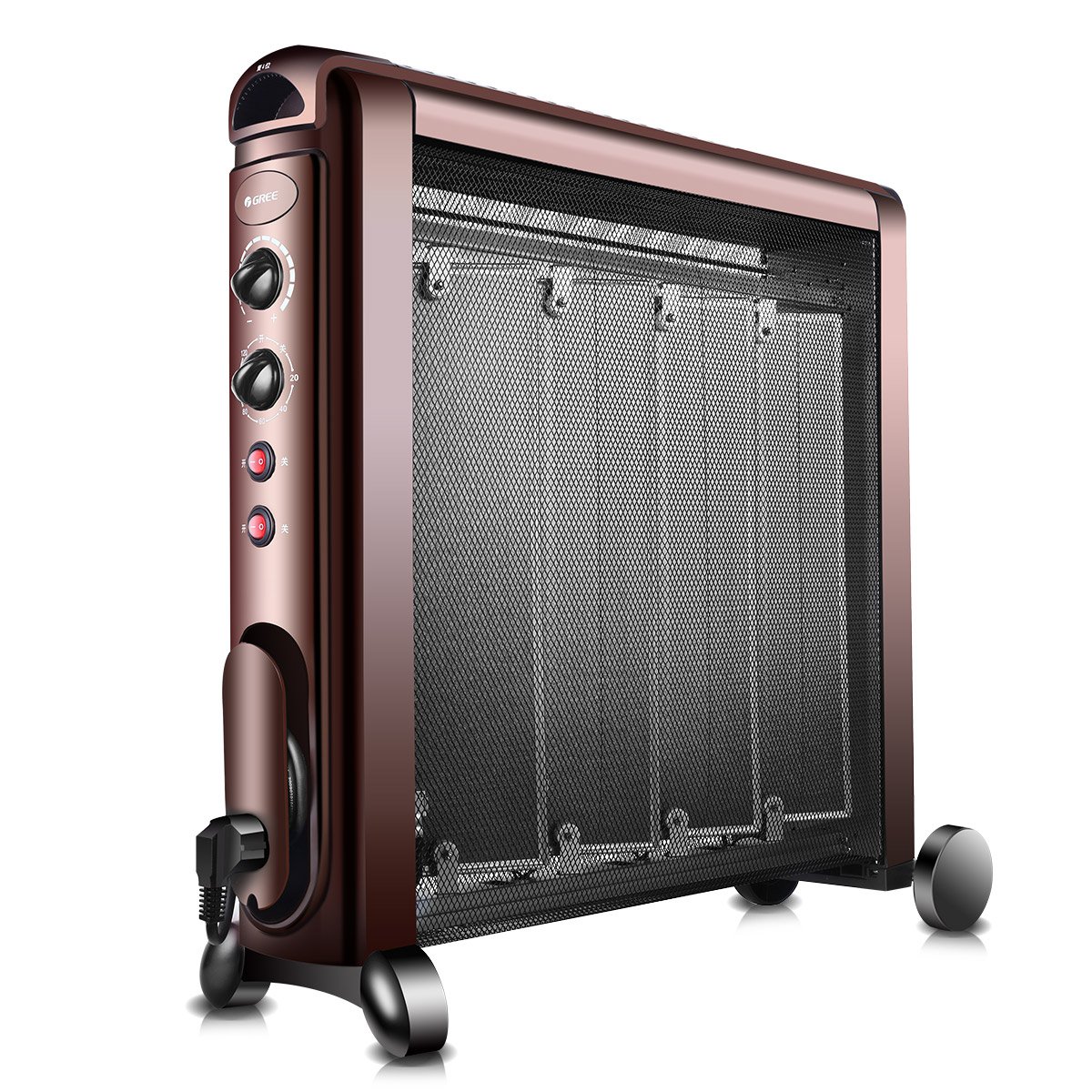 格力ndyc-21a-wg电暖器家用静音取暖器加湿电热膜暖风机