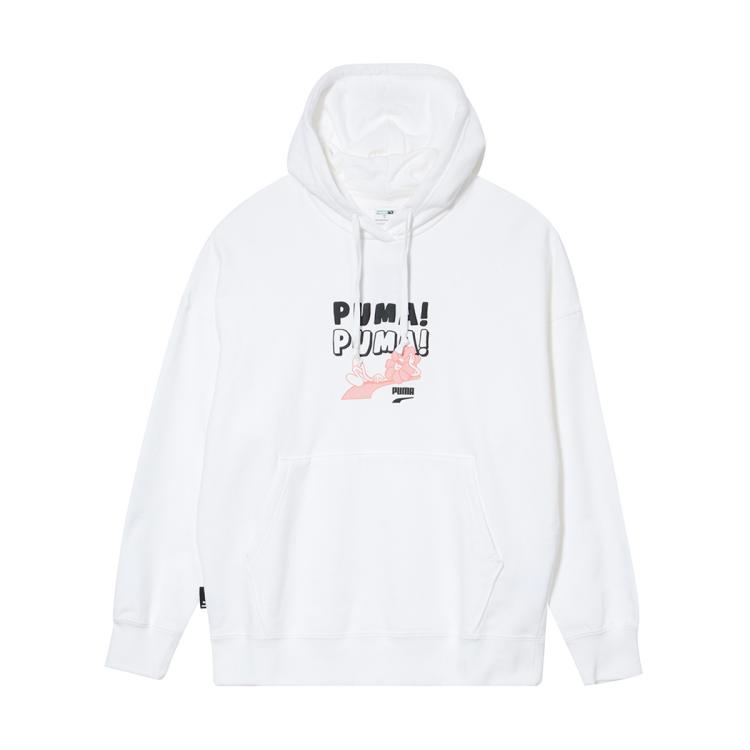 PUMA 彪马 女子休闲运动卫衣纯棉防风恒温连帽针织衫 RS Downtown 6921066571131189596