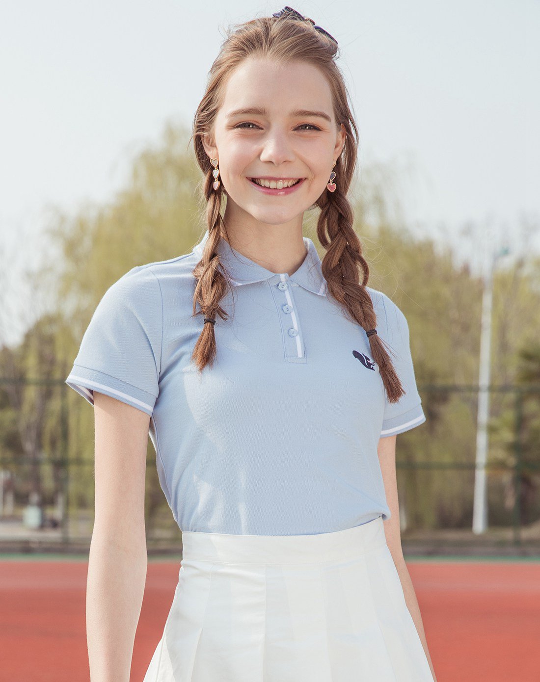 伊顿珍妮英伦学院风少女polo衫学生服校服团体女式短袖t恤