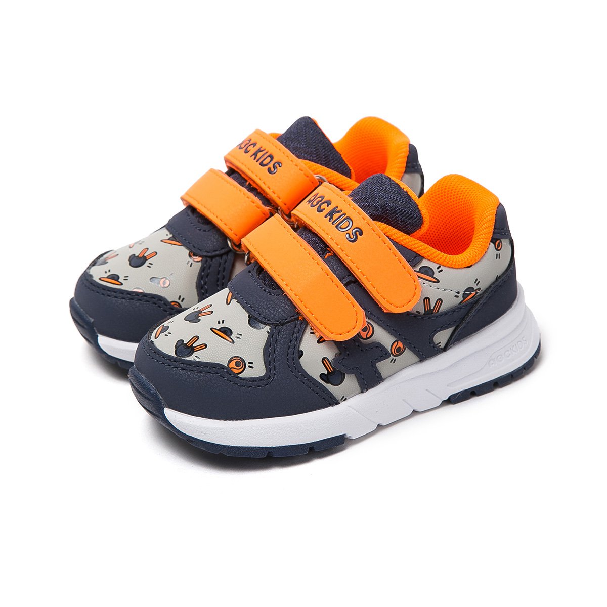 abckids男女童鞋专场 abckids男宝宝可爱卡通印花运动鞋22-26码