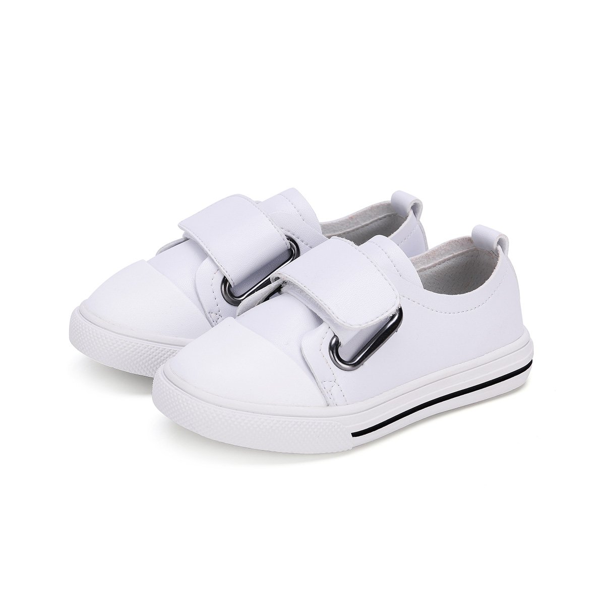 abckids男宝宝简约百搭休闲小白鞋21-25码