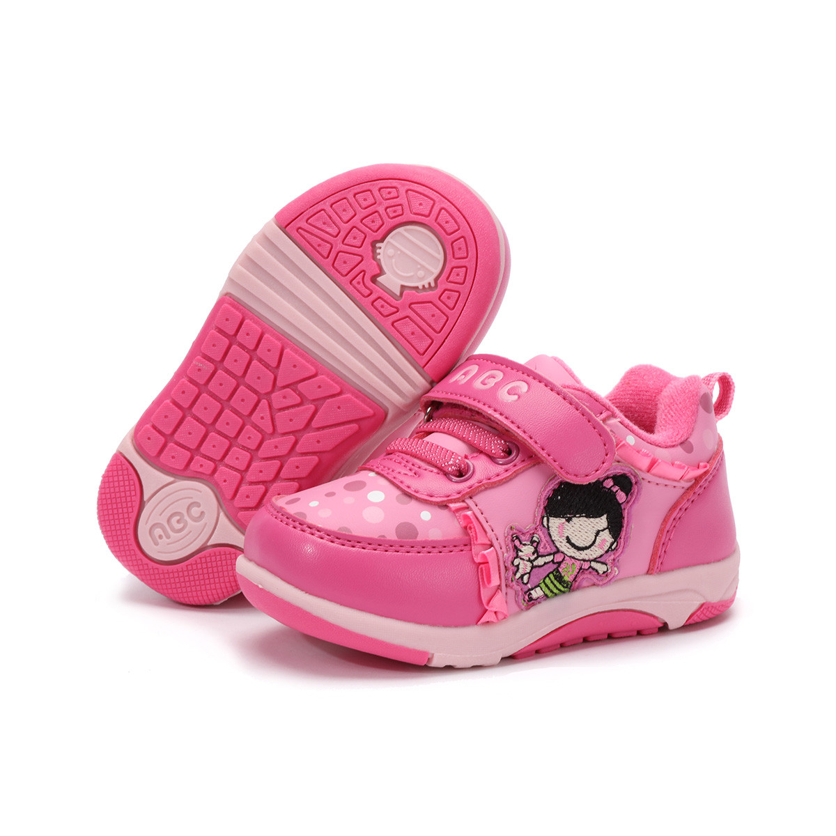 时尚百搭-童装童鞋专场 abc童鞋女童宝宝秋冬款运动鞋1-3岁儿童休闲鞋