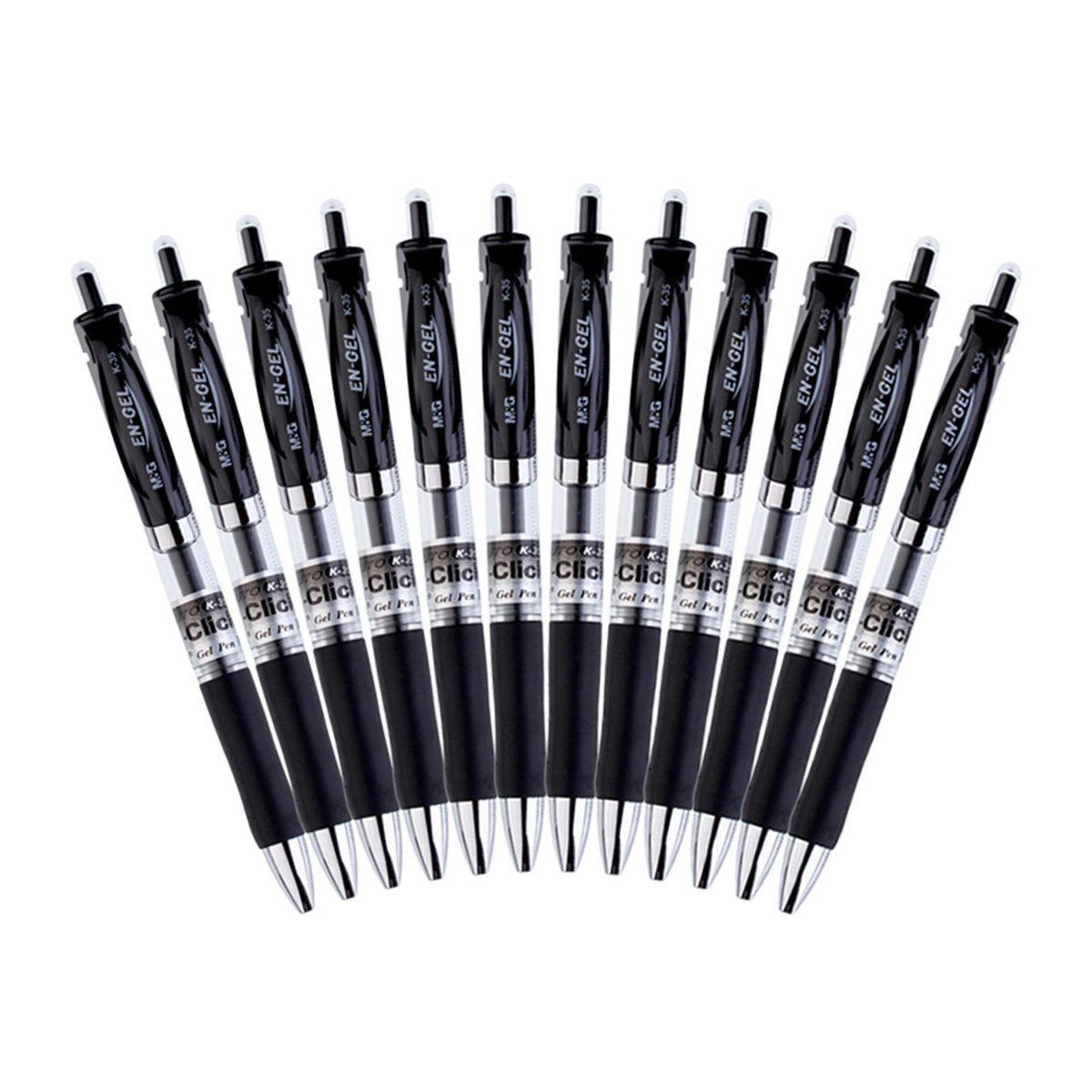 晨光办公中性笔0.5mm黑色12支装