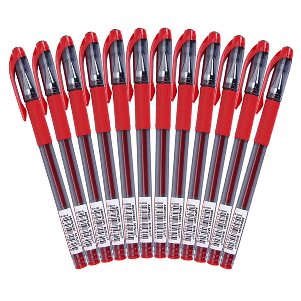 晨光签字中性笔0.38mm三色可选12支装