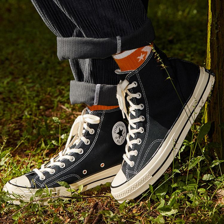 converse 【1970S】经典款三星标男鞋女鞋高帮帆布鞋