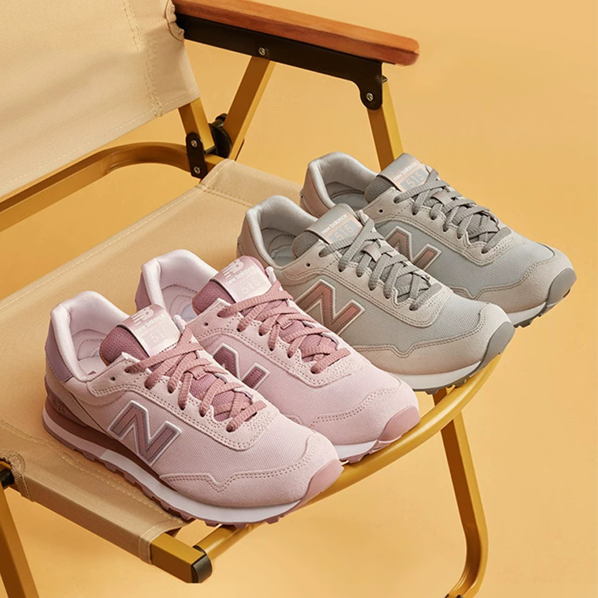 New Balance NB官方正品女鞋515系列经典舒适休闲跑步鞋WL515CSC